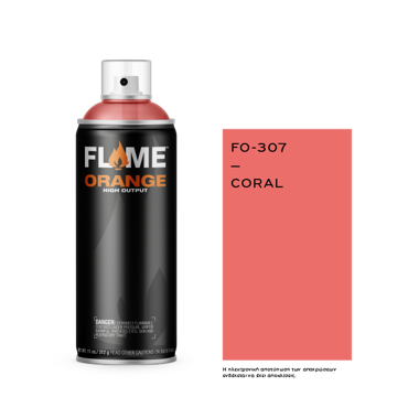 Spray Flame Orange 400ml, Coral